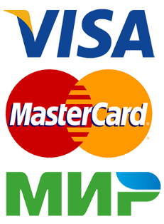 Принимаем оплату банковскими картами Visa и Mastercard